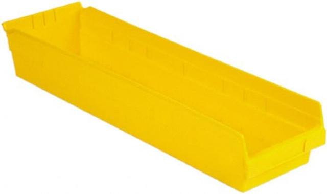 LEWISBins+ SB246-4SE Ylw Plastic Hopper Shelf Bin: Yellow