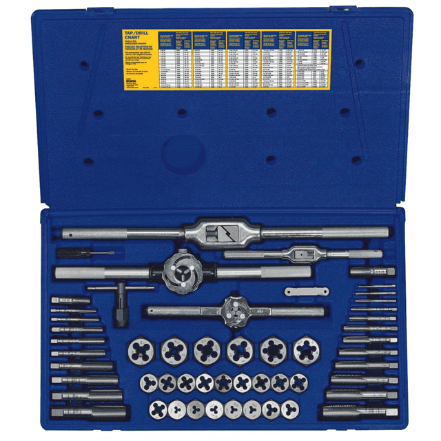 STANLEY 26394 IRWIN Metric Tap and Hex Die Set, 41 Pieces
