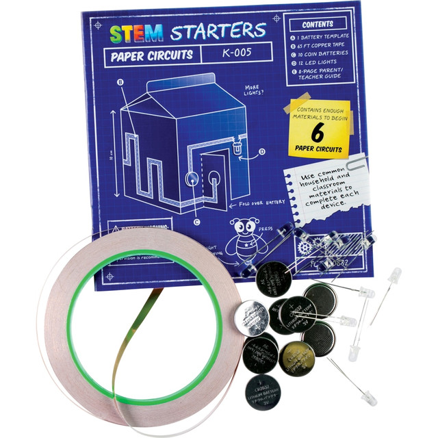 ARTHUR SCHUMAN INC. TCR20882 Teacher Created Resources STEM Starters Paper Circuits, Grades 3-12, Pack Of 24 Circuits
