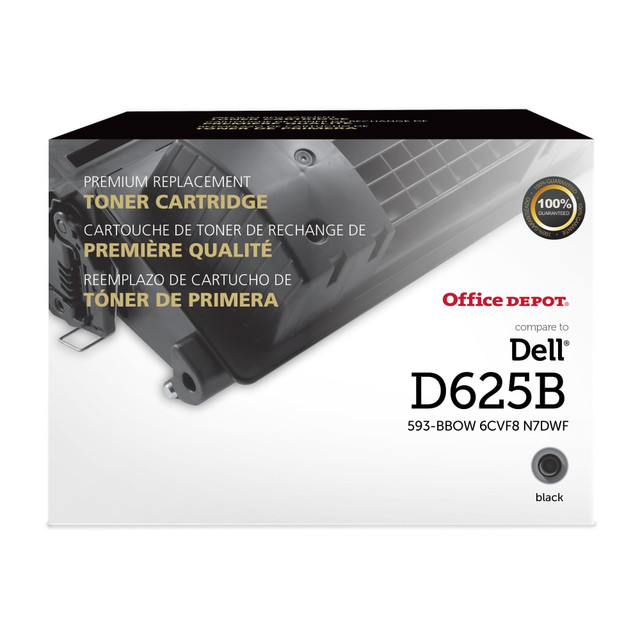 CLOVER TECHNOLOGIES GROUP, LLC 201265 Office Depot Remanufactured Black High Yield Toner Cartridge Replacement For Dell H625, ODH625B