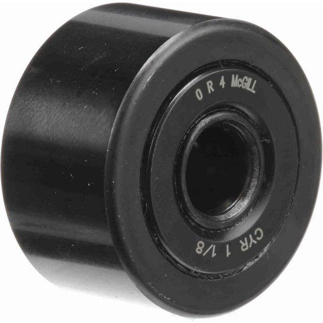 McGill 4110100000 Cam Yoke Roller: Crowned, 0.3125" Bore Dia, 1-1/8" Roller Dia, 0.625" Roller Width, Needle Roller Bearing