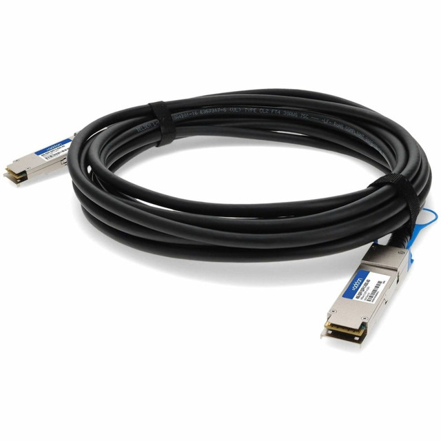 ADD-ON COMPUTER PERIPHERALS, INC. 40G-QSFP-QSFPC0501AO AddOn Brocade 40G-QSFP-QSFP-C-0501 Compatible TAA Compliant 40GBase-CU QSFP+ to QSFP+ Direct Attach Cable (Active Twinax, 5m) - 100% application tested and guaranteed compatible ADD-ON COMPUTER PERIPHERALS, INC. 40G-QSFP-QSFPC0501AO AddOn Brocade 40G-QSFP-QSFP-C-0501 Compatible TAA Compliant 40GBase-CU QSFP+ to QSFP+ Direct Attach Cable (Active Twinax, 5m) - 100% application tested and guaranteed compatible