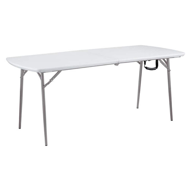 National Public Seating BMFIH3072 Folding Table: 30" OAW, Gray