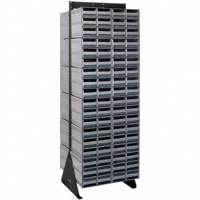 Quantum Storage QIC-270-64GY 144 Bin Interlocking Storage Cabinets