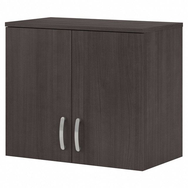 BUSH INDUSTRIES INC. UNS428SG Bush Business Furniture Universal Wall Cabinet With Doors And Shelves, Storm Gray, Standard Delivery BUSH INDUSTRIES INC. UNS428SG Bush Business Furniture Universal Wall Cabinet With Doors And Shelves, Storm Gray, Standard Delivery