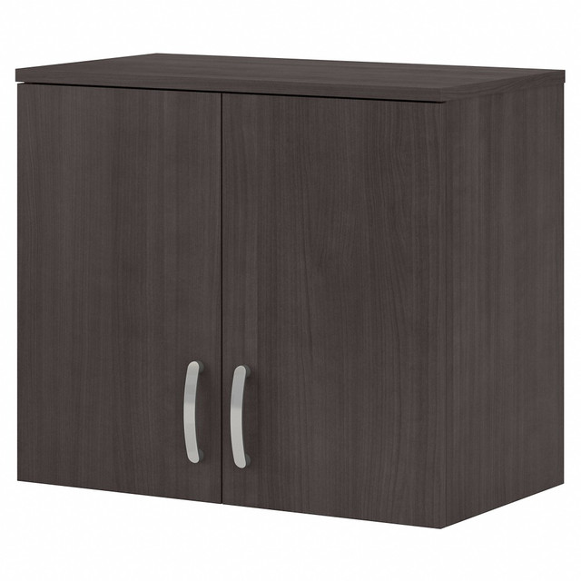 BUSH INDUSTRIES INC. Bush Business Furniture UNS428SG  Universal Wall Cabinet With Doors And Shelves, Storm Gray, Standard Delivery
