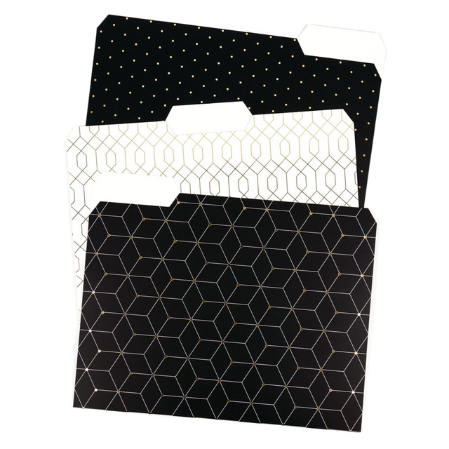 UBRANDS, LLC 4150U01-12 U Brands Fashion File Folders, Letter Size, 8-1/2in x 11in, Modern + Classic, Pack Of 24 Folders UBRANDS, LLC 4150U01-12 U Brands Fashion File Folders, Letter Size, 8-1/2in x 11in, Modern + Classic, Pack Of 24 Folders