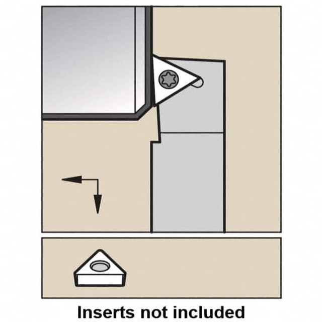 Kennametal 1772197 RH STJC 0° Neutral Rake Indexable Turning Toolholder