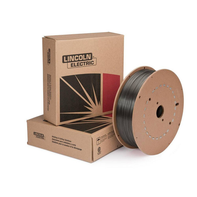 Lincoln Electric ED030556 MIG Solid Welding Wire: 0.052" Dia, Steel Alloy