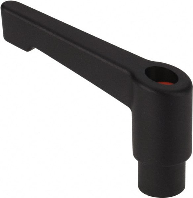 Morton Machine Works SH-802 A-Tapped Adjustable Clamping Handle: #10-32 Thread, 0.47" Hub Dia, Fiberglass Reinforced Plastic