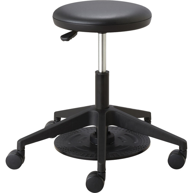 SAFCO PRODUCTS CO Safco SAF3437BL  Low-Height Lab Stool, Black/Chrome