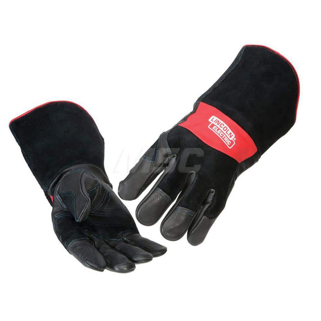 Lincoln Electric K2980-L Welding Gloves: Size Large, Uncoated, MIG Welding Application