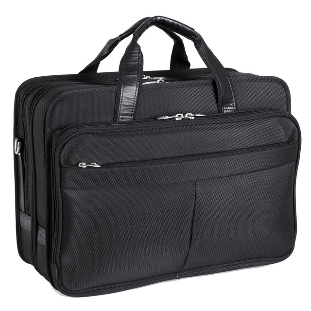 MCKLEIN COMPANY, LLC 73985 McKlein Walton Nylon Expandable Briefcase, Black MCKLEIN COMPANY, LLC 73985 McKlein Walton Nylon Expandable Briefcase, Black
