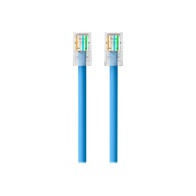 BELKIN, INC. Belkin A3L980-05-BLU  5ft CAT6 Ethernet Patch Cable, RJ45, M/M, Blue - Patch cable - RJ-45 (M) to RJ-45 (M) - 5 ft - UTP - CAT 6 - blue