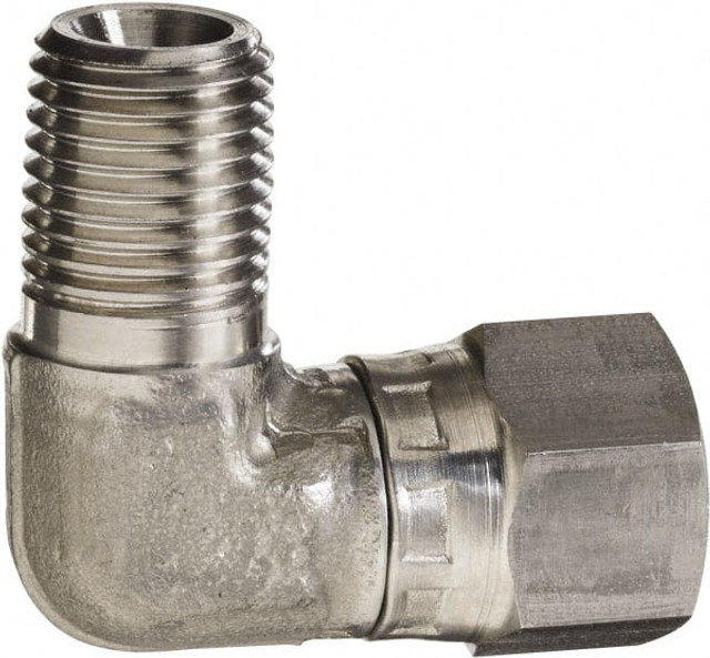 Made in USA PS-4-4-ME Pipe 90 ° Elbow: 1/4" Fitting, 316 Stainless Steel