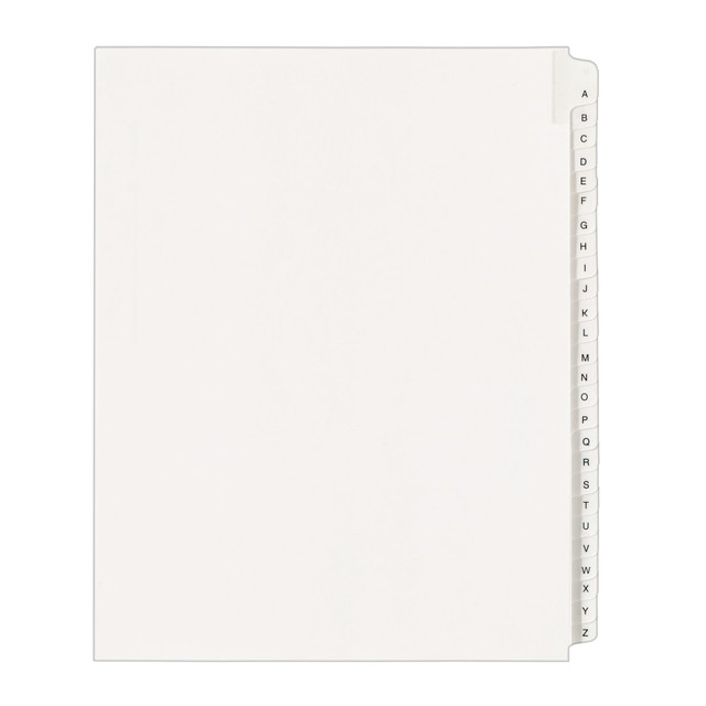 AVERY PRODUCTS CORPORATION Avery 1700  Allstate-Style Collated Legal Exhibit Dividers, 8 1/2in x 11in, White Dividers/White Tabs, A-Z, Pack Of 26 Tabs