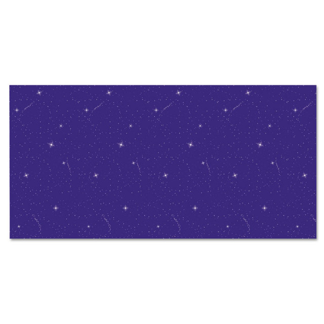 PACON CORPORATION 56225 Fadeless Designs Bulletin Board Paper, Night Sky, 50 ft x 48", Blue/Silver