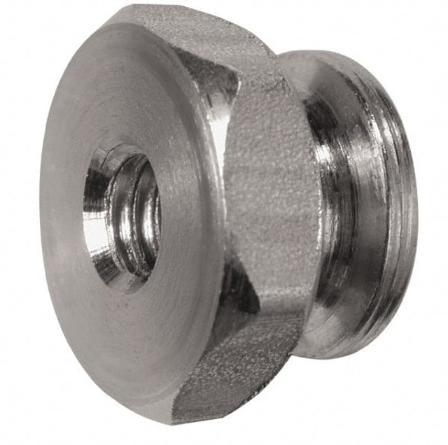 Made in USA THN5012M09F16 #6-32 UNC Thread, Uncoated, Grade 303 Stainless Steel Hex Thumb Nut