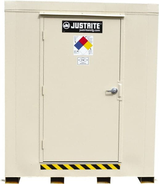 Justrite. 913020 2 Drum, 75 Gal Sump Capacity, Locker