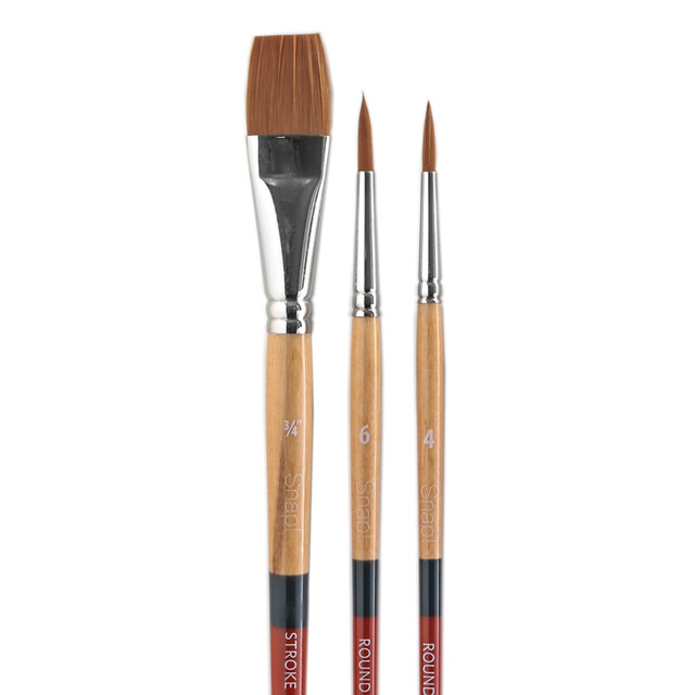 PRINCETON ARTIST BRUSH CO. 9650SET-2 Princeton Snap Paint Brush Set, Set #2, Assorted Bristles, Synthetic, Multicolor PRINCETON ARTIST BRUSH CO. 9650SET-2 Princeton Snap Paint Brush Set, Set #2, Assorted Bristles, Synthetic, Multicolor