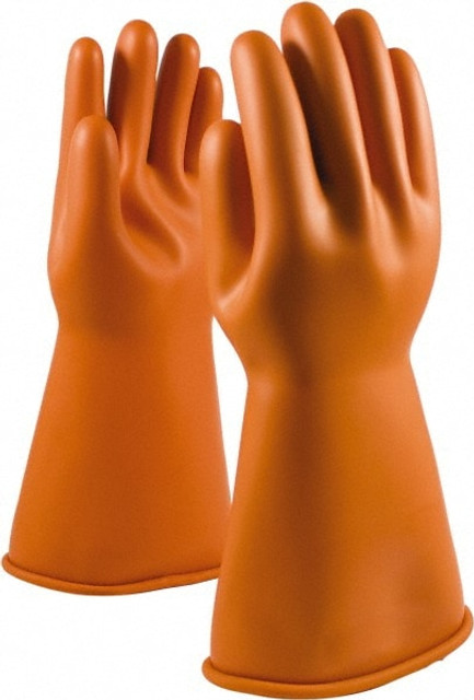 Novax. 147-2-14/7 Rubber Lineman's Gloves: Class 2, Size 7, 14" OAL