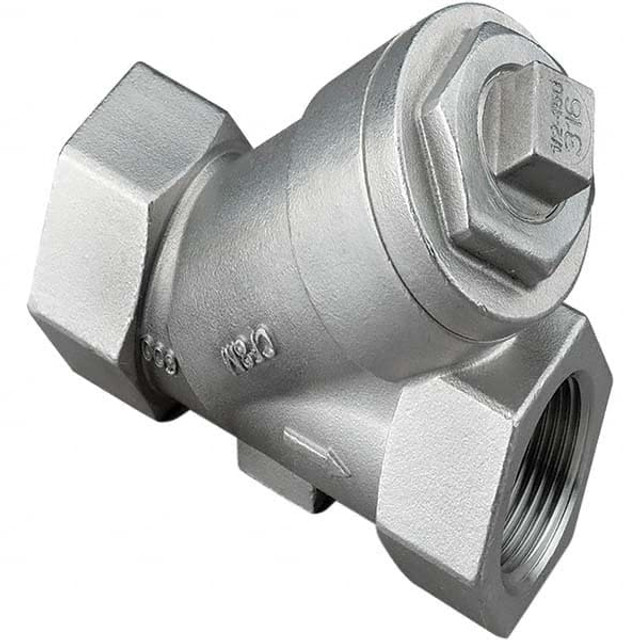 Merit Brass WYE-12 3/4" Pipe, FNPT x FNPT Ends, Stainless Steel Y-Strainer