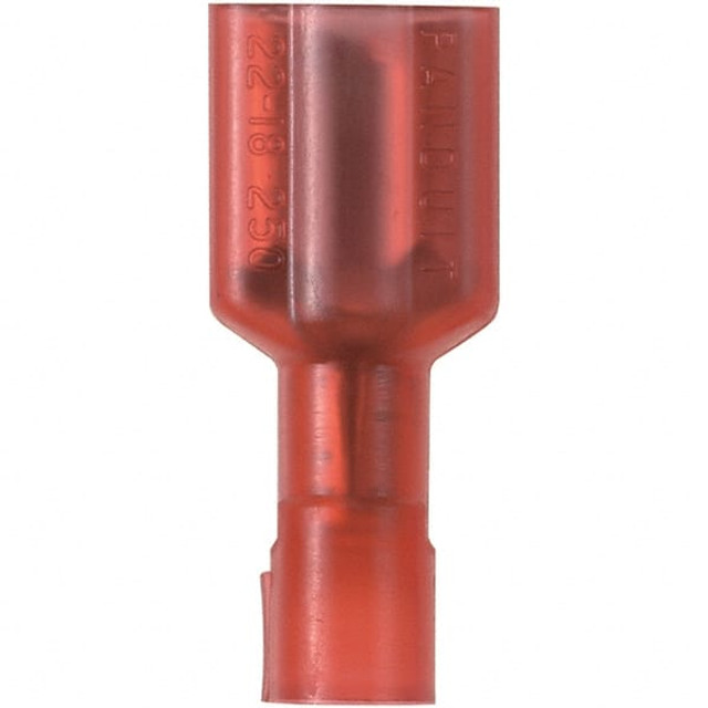 Panduit DNF18-250FIB-C Wire Disconnect: Female, Red, Nylon, 22-18 AWG, 0.35" Tab Width