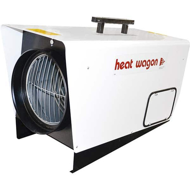 Heat Wagon P1800D Electric Forced Air Heaters; Heater Type: Forced Air Blower ; Maximum BTU Rating: 65000 ; Voltage: 240Vac ; Phase: 3 ; Wattage: 18000 ; Overall Length (Inch): 30