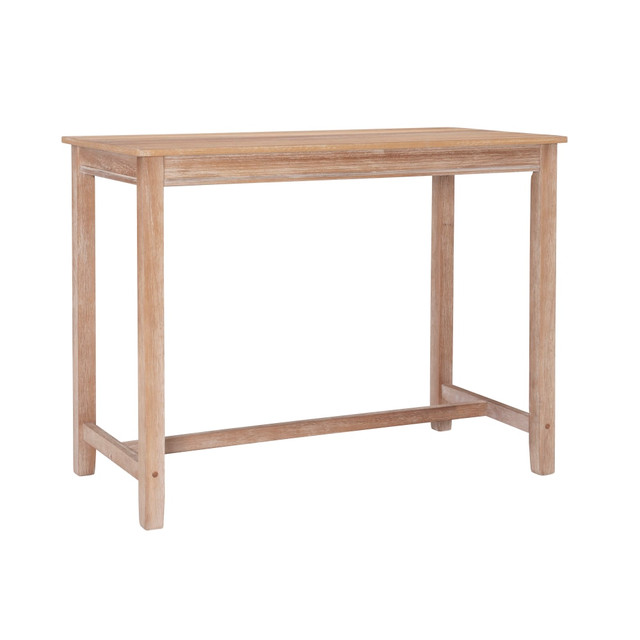 LINON HOME DECOR PRODUCTS, INC OFDP2215 Linon Walker Counter Pub Table, 36inH x 47-1/4inW x 23-3/4inD, Acacia LINON HOME DECOR PRODUCTS, INC OFDP2215 Linon Walker Counter Pub Table, 36inH x 47-1/4inW x 23-3/4inD, Acacia