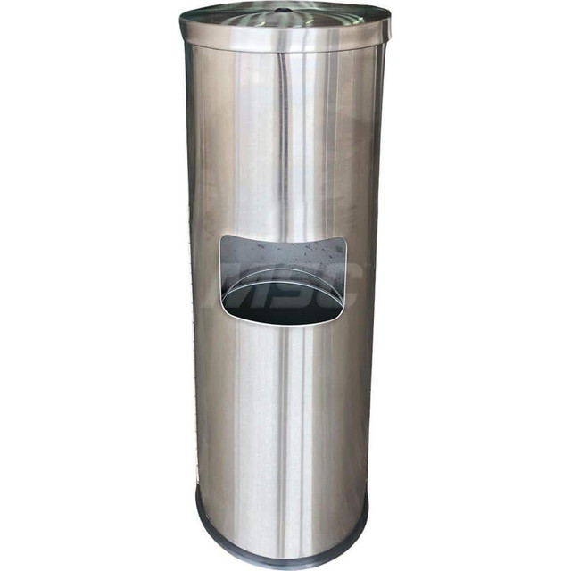 Namco 9148SS Wipe Dispensers; Material: Stainless Steel ; Mount Type: Floor ; Overall Height: 28 ; Dispenser Capacity: 2000 ; Dispenser Color: Silver