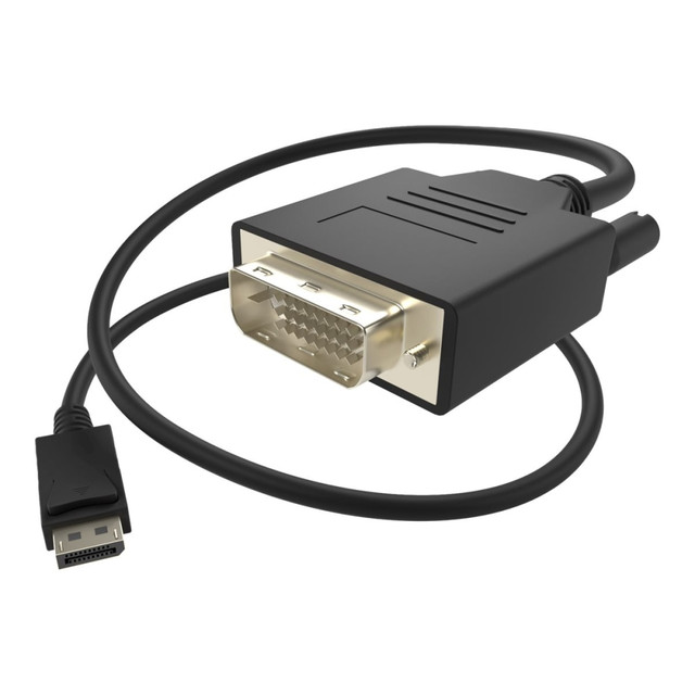 UNIRISE USA, LLC DVIDP-03F-MM UNC Group - Display cable - dual link - DisplayPort (M) to DVI-D (M) - 3 ft - thumbscrews - black UNIRISE USA, LLC DVIDP-03F-MM UNC Group - Display cable - dual link - DisplayPort (M) to DVI-D (M) - 3 ft - thumbscrews - black