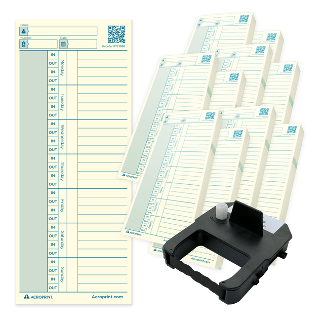 ACROPRINT TIME RECORDER CO. 01-0296-009 Acroprint TSB501 Accessory Pack, Pack Of 501 Pieces