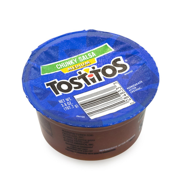FRITO-LAY COMPANY 15685 Tostitos Medium Chunky Salsa To-Go Cups, 3.8 Oz, Tub Of 30 Cups
