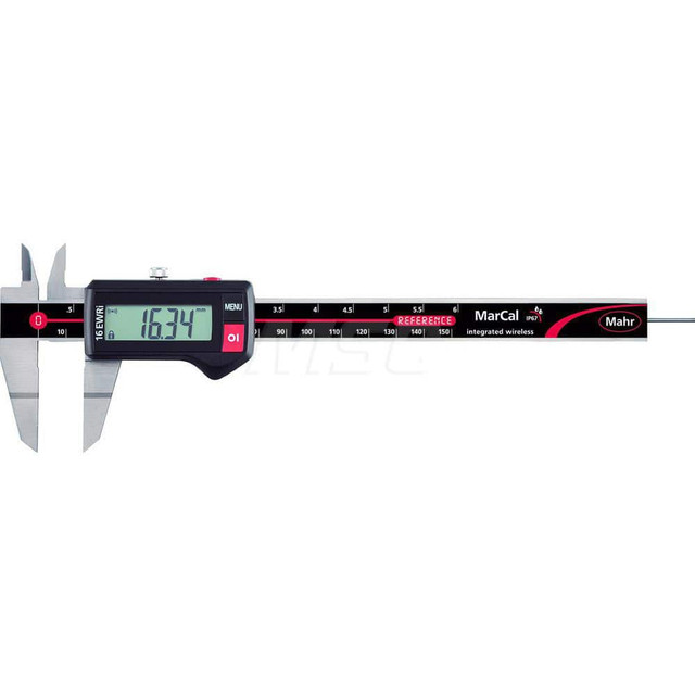 Mahr 4103374KAL Electronic Caliper: 0 to 6", 0.0005" Resolution, IP67