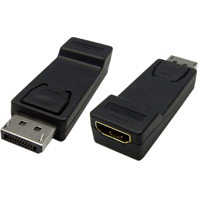 4XEM 4XDPMHDMIFA DisplayPort To HDMI Adapter - 1 x 20-pin DisplayPort Digital Audio/Video Male - 1 x 19-pin HDMI Digital Audio/Video Female - 1920 x 1200 Supported - Black - 1 4XEM 4XDPMHDMIFA DisplayPort To HDMI Adapter - 1 x 20-pin DisplayPort Digital Audio/Video Male - 1 x 19-pin HDMI Digital Audio/Video Female - 1920 x 1200 Supported - Black - 1