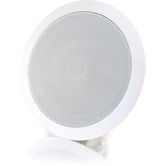 LASTAR INC. 39904 C2G Cables To Go 6in Ceiling Speaker - White - 60 W (PMPO) - 6in Polypropylene Woofer - 0.50in Mylar Tweeter - 90 Hz to 20 kHz - 8 Ohm