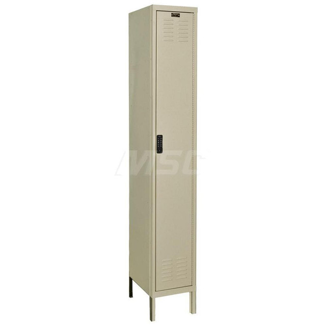 Hallowell UEL1258-1A-PT 1-Wide Locker: 12" Wide, 78" High, Electronic Lock