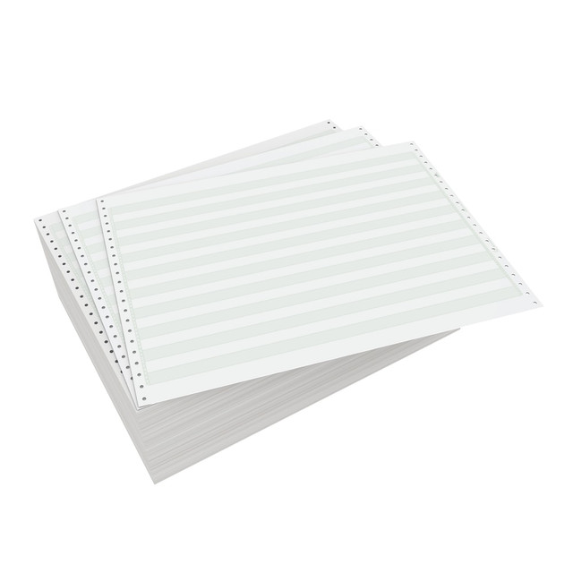 DOMTAR PAPER COMPANY, LLC Domtar 141502  Carbonless Continuous Forms, 2-Part, 14 7/8in x 11in, White, Carton Of 1,700 Forms