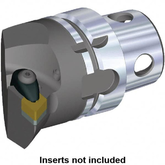 Kennametal 5552711 Size KM4X63, 70mm Head Length, 43mm Ctr to Cutting Edge, Left Hand Internal/External Modular Threading Cutting Unit Head