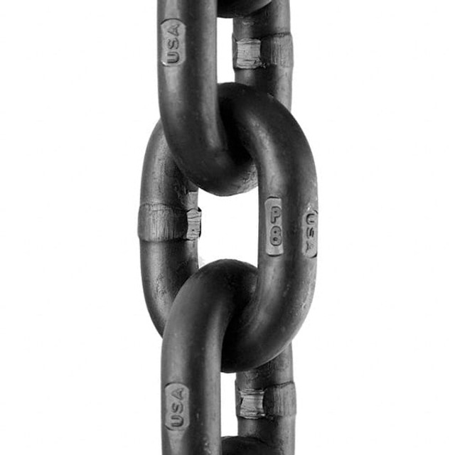 Peerless Chain 5050310 Welded Chain; Load Capacity (Lb. - 3 Decimals): 4500; Product Service Code: 4010; Material Grade: 80; Link Type: Alloy Chain; Chain Grade: 80; For Lifting: Yes; Overall Length: 10 cm; 10 yd; 10 ft; 10 mm; 10 m; 10 in; Type: All