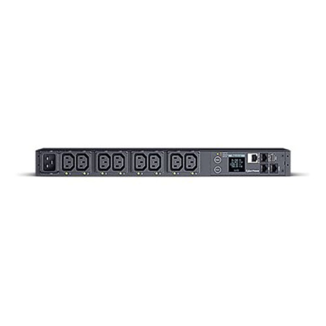 CYBERPOWERPC PDU81005 CyberPower PDU81005 100 - 120 VAC 20A Switched Metered-by-Outlet PDU - 8 Outlets, 10 ft, IEC-320 C20, Horizontal, 1U, LCD, 3YR Warranty