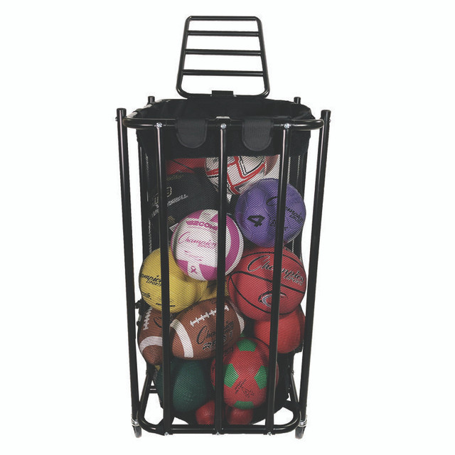 CHAMPION SPORT Sports CBL Compact Lockable Ball Locker, Metal, 176 lb Capacity, 22 x 28 x 43, Black