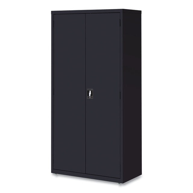 ALERA HCM7218BK Economy Assembled Storage Cabinets, 5 Shelves, 36" x 18" x 72", Black