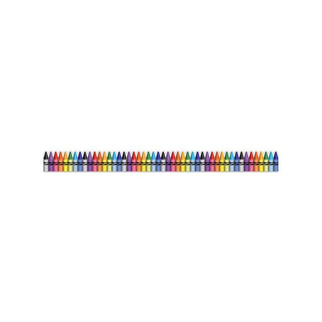 EUREKA Eureka® Crayola® Crayons Extra Wide Deco Trim®, 37 Feet