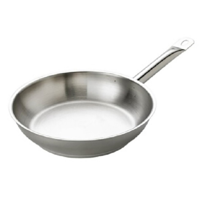 BROWNE Hoffman 573772  Browne Steel Non-Stick Frying Pans, 11in x 2in, Silver, Pack Of 6 Pans