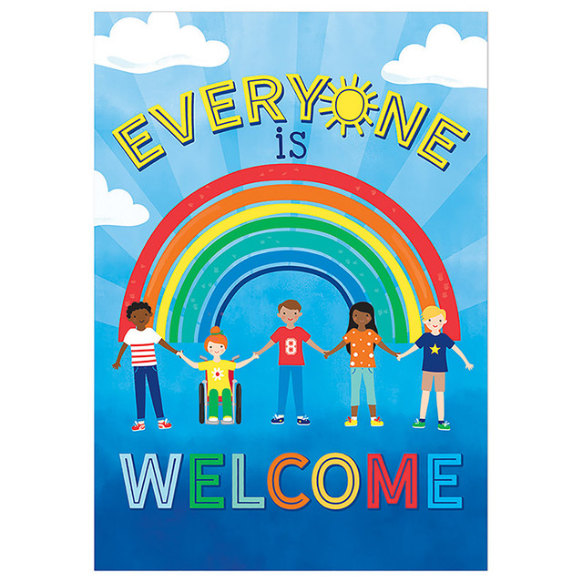 EUREKA Eureka® Everyone Is Welcome Poster, 13" x 19"