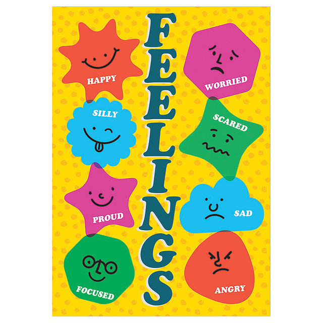 EUREKA Eureka® Feelings Poster, 13" x 19"