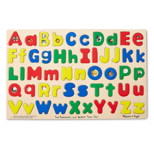 MELISSA & DOUG Melissa & Doug Upper & Lower Case Alphabet Puzzle