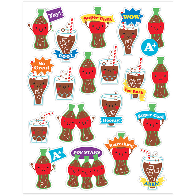 EUREKA Eureka® Cola Scented Stickers, Pack of 80