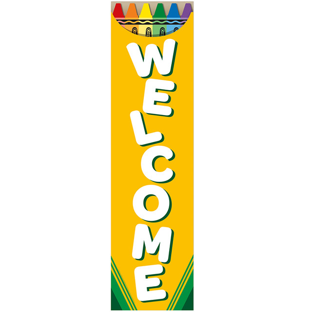 EUREKA Eureka® Crayola® Welcome Vertical Banner